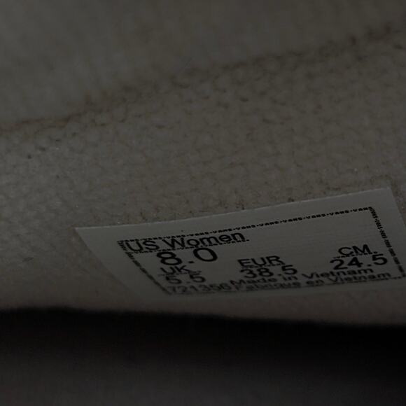 Vans Seldan Platform Sneaker Shoes Round Toe Women's Beige Suede Size US8 EU38.5 - Picture 12 of 13